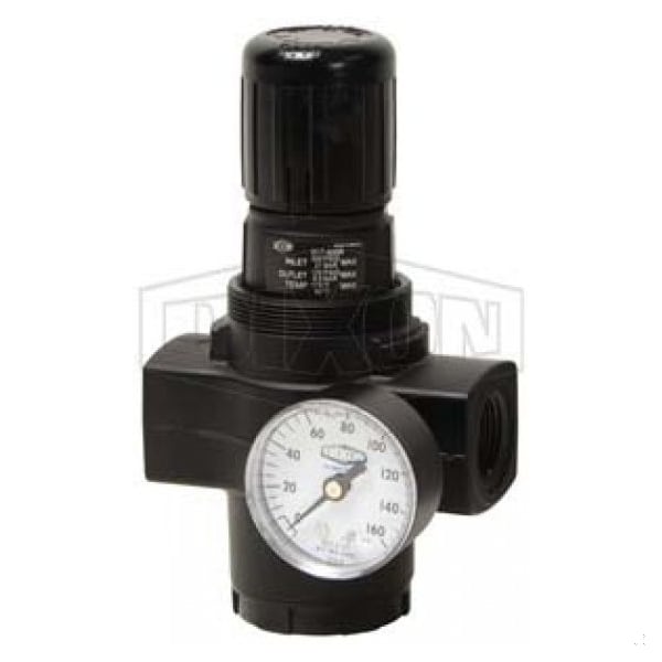 Norgren by  High Flow Jumbo Relieving Regulator with GC230 Gauge, 400 SCFM Flow Rate, 5 to 125 psi P